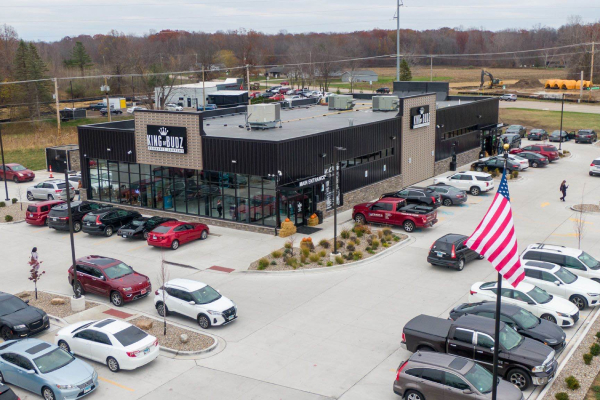 King of Budz New Buffalo storefront