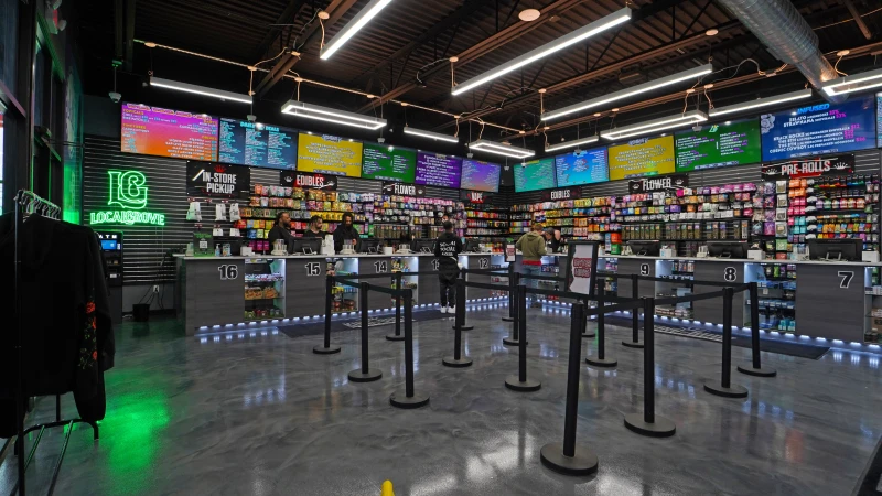 Roseville Michigan cannabis dispensary storefront