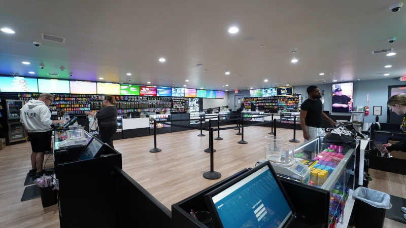 Taylor Michigan cannabis dispensary storefront